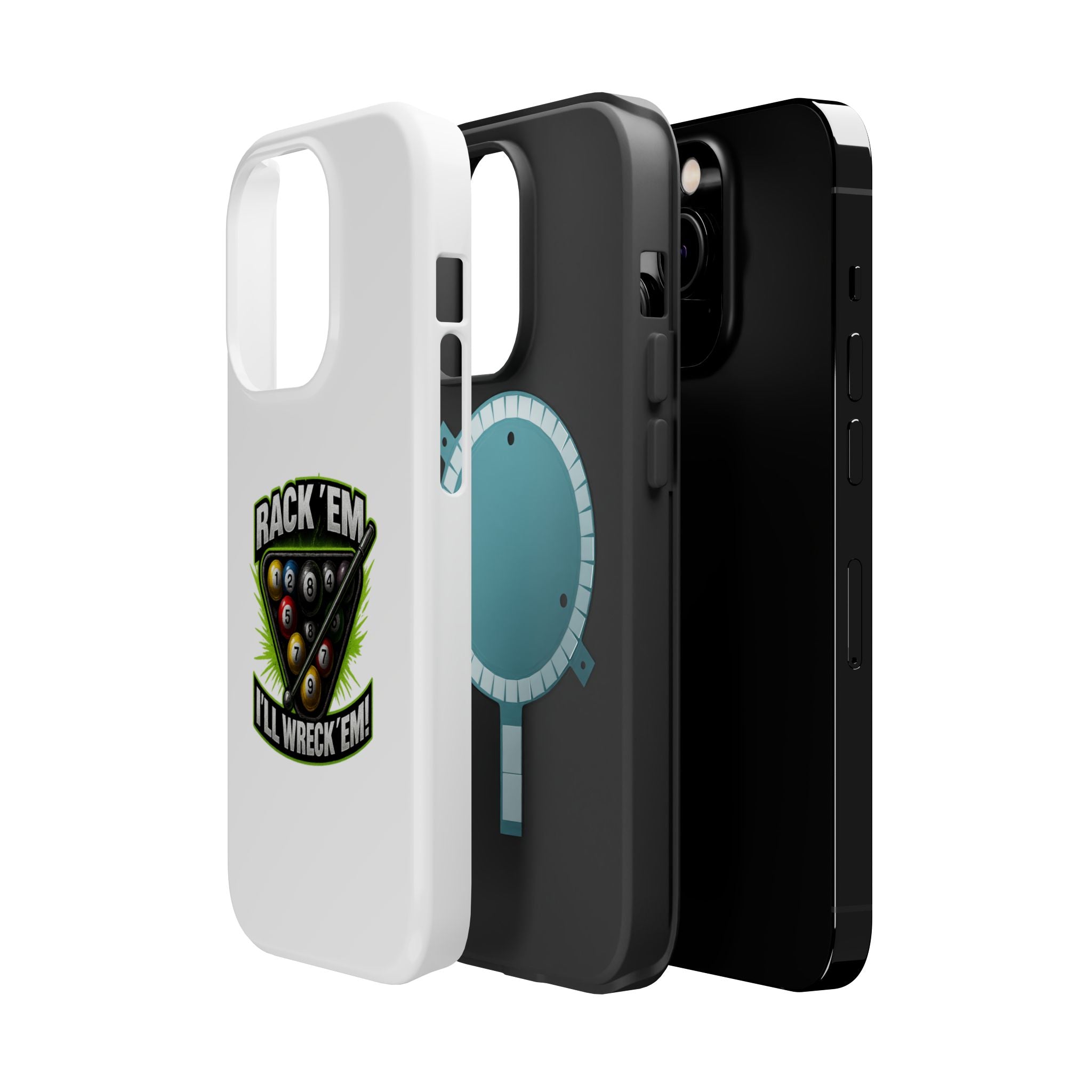 Magnetic Phone Case - Rack 'Em, I'll Wreck 'Em | Cool Custom Impact-Resistant Cases for Gamers & Pool Lovers, Perfect Gift for [...]