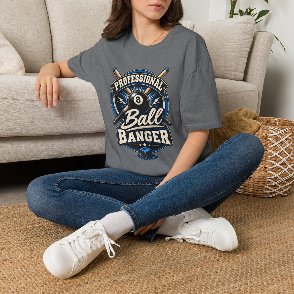 Professional Ball Banger – Funny Billiards T-Shirt – Pool Player Tee