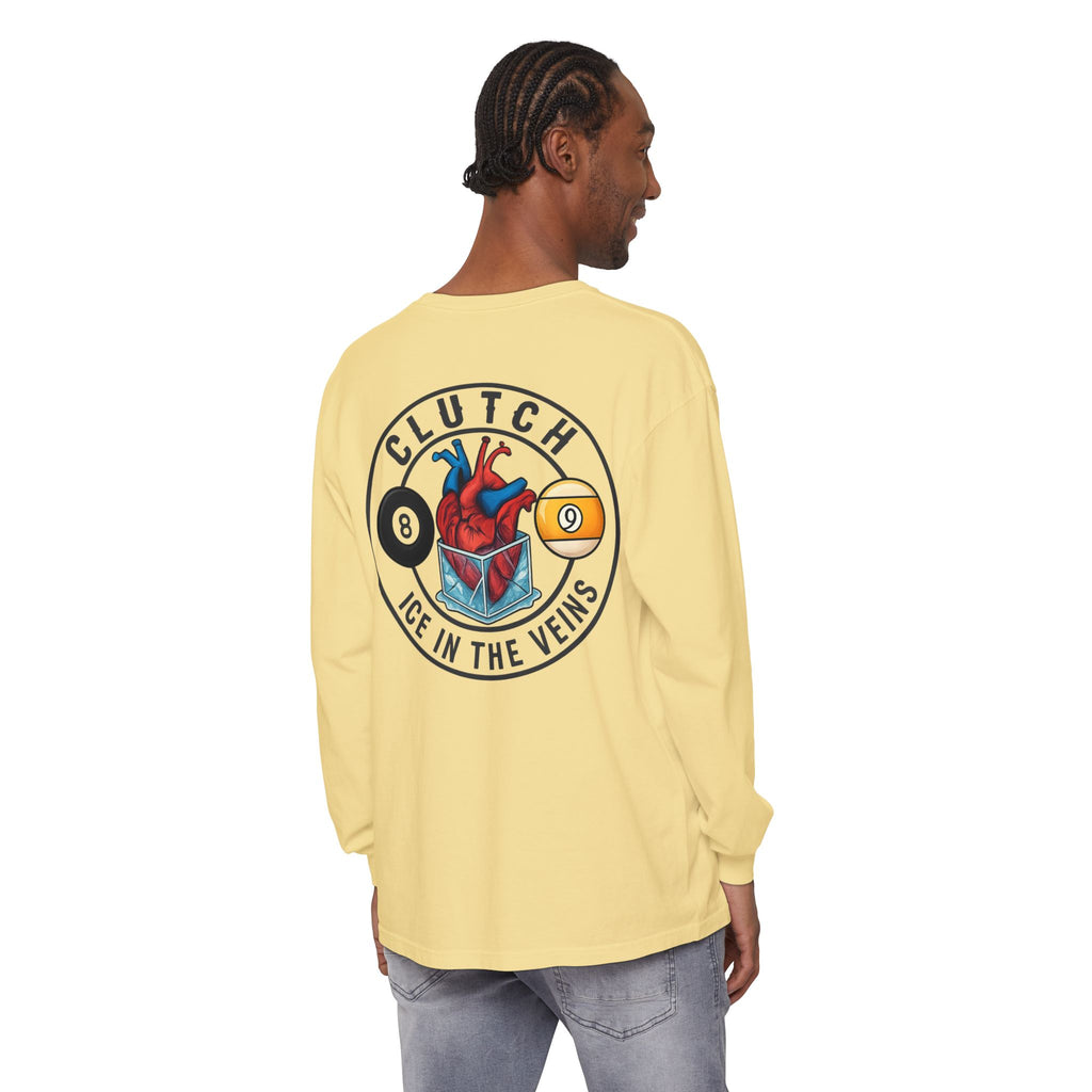 Clutch Ice in the Veins V2 Comfort Colors Long Sleeve Tee