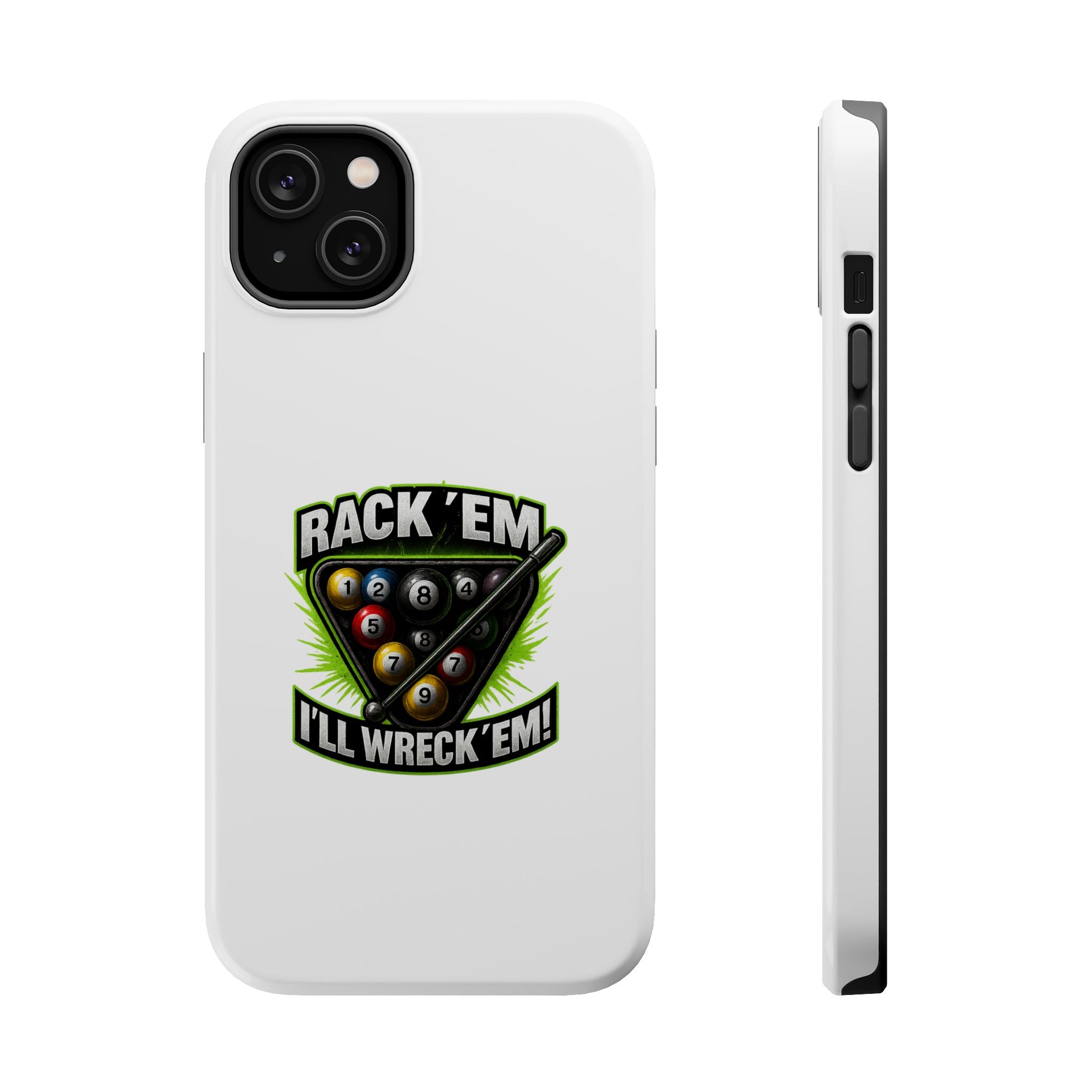 Magnetic Phone Case - Rack 'Em, I'll Wreck 'Em | Cool Custom Impact-Resistant Cases for Gamers & Pool Lovers, Perfect Gift for [...]