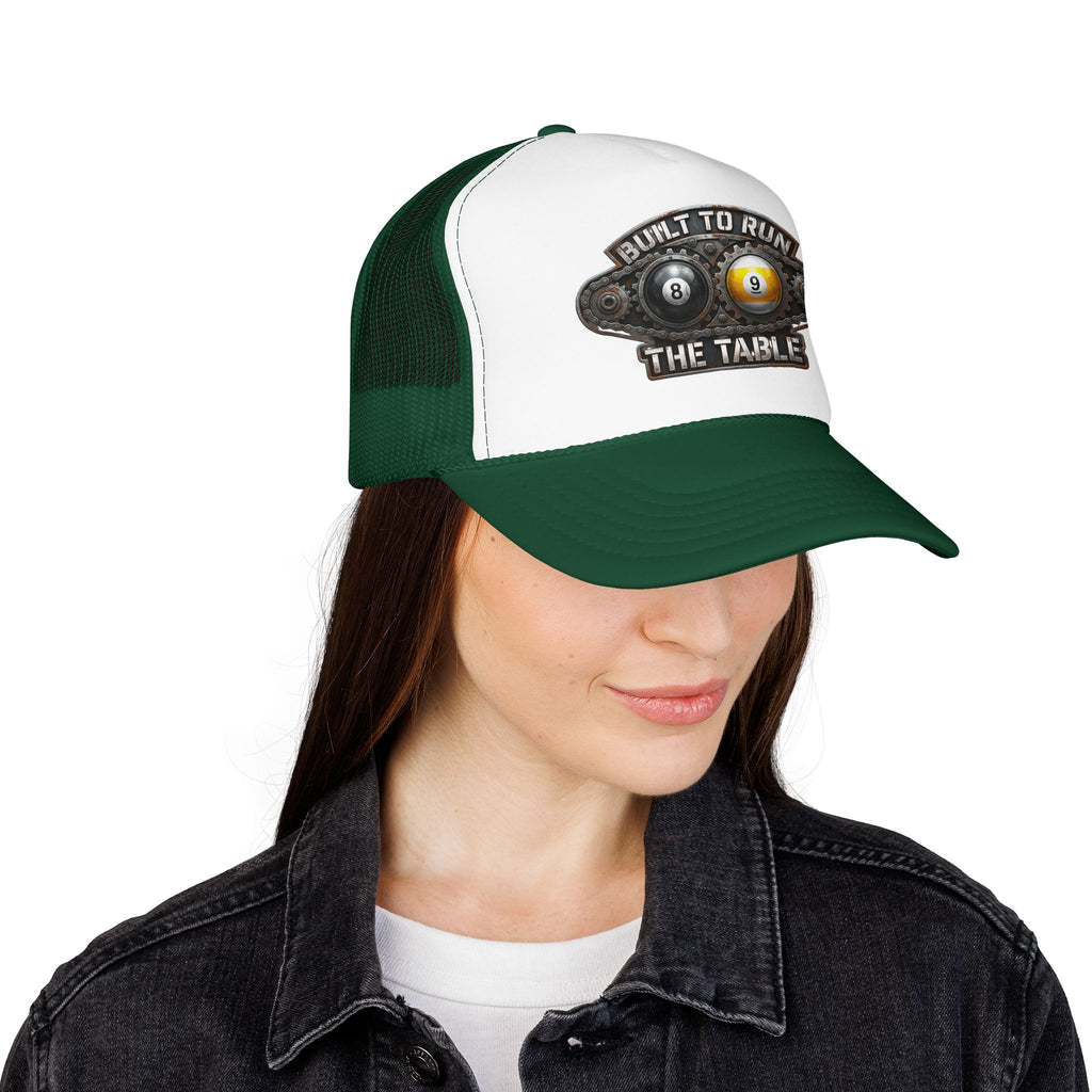 Built to Run the Table OTTO 39-165 Foam Trucker Hat – Billiards Snapback