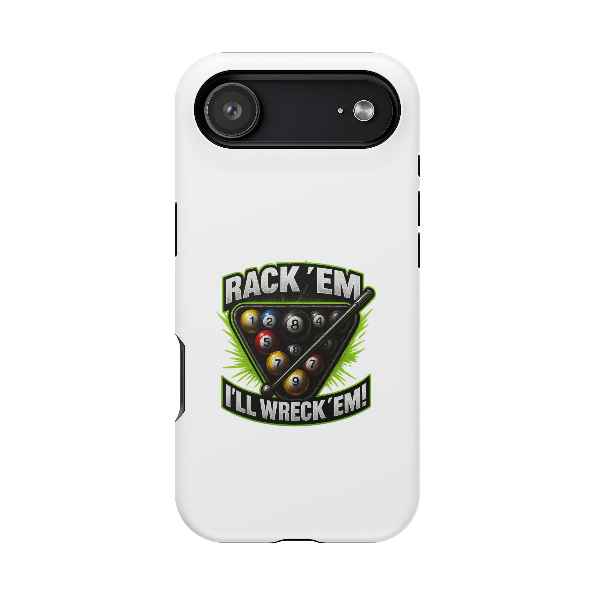 Magnetic Phone Case - Rack 'Em, I'll Wreck 'Em | Cool Custom Impact-Resistant Cases for Gamers & Pool Lovers, Perfect Gift for [...]
