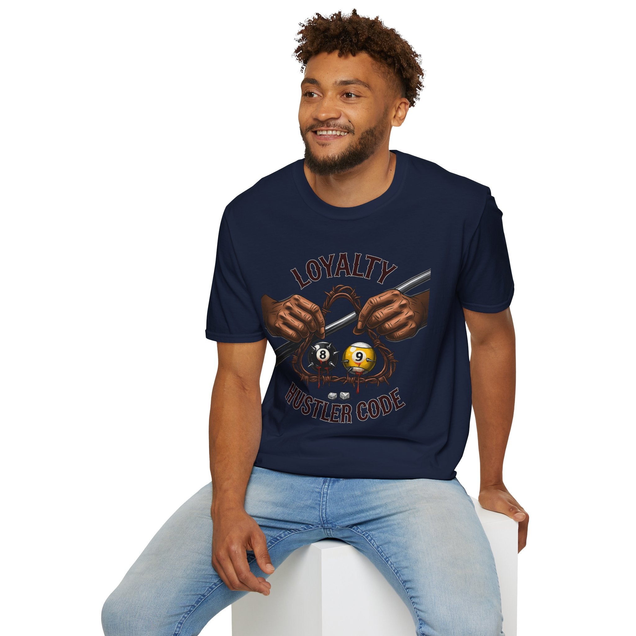 Loyalty- Hustler Code Billiards Core Line Gildan Tee