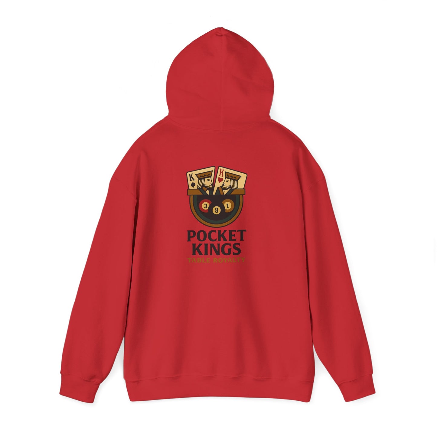 Pocket Kings Table Royalty Billiards Pool Unisex Gildan Hoodie