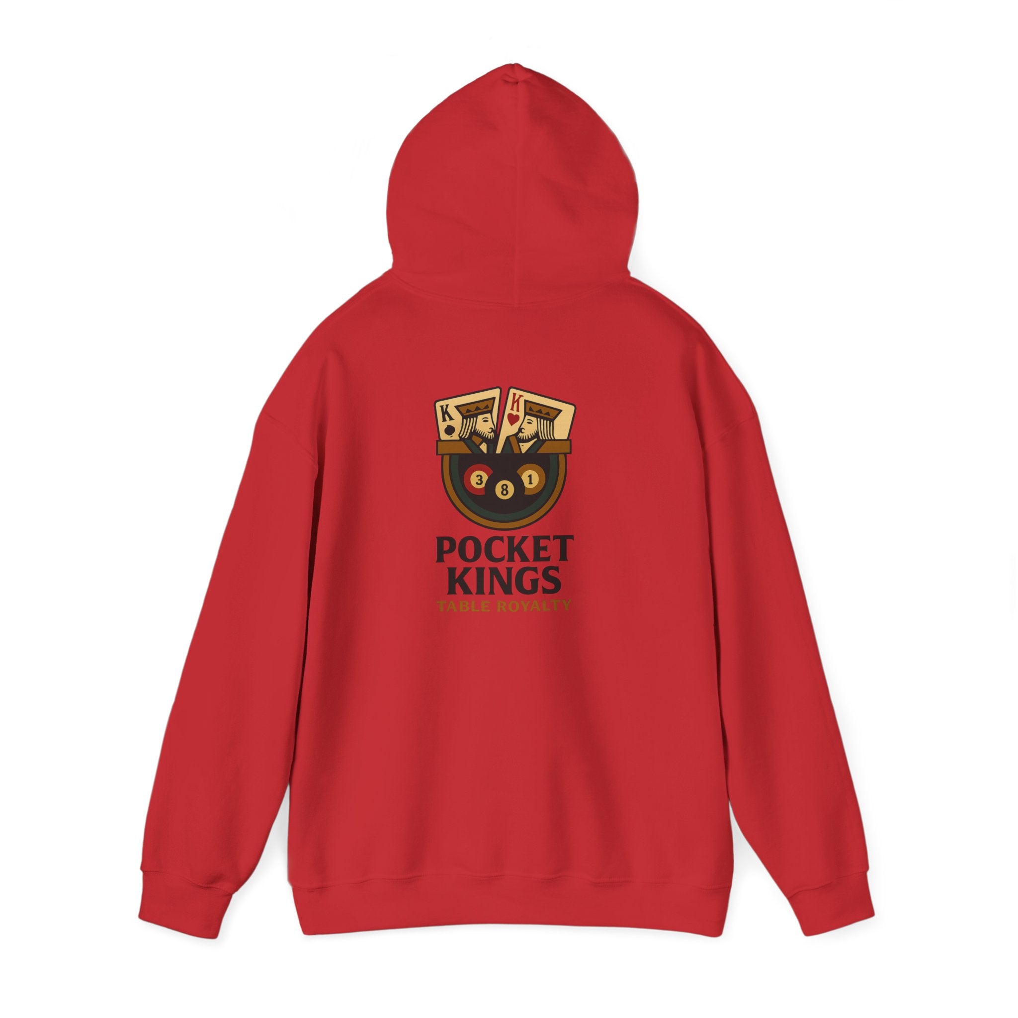 Pocket Kings Table Royalty Billiards Pool Unisex Gildan Hoodie