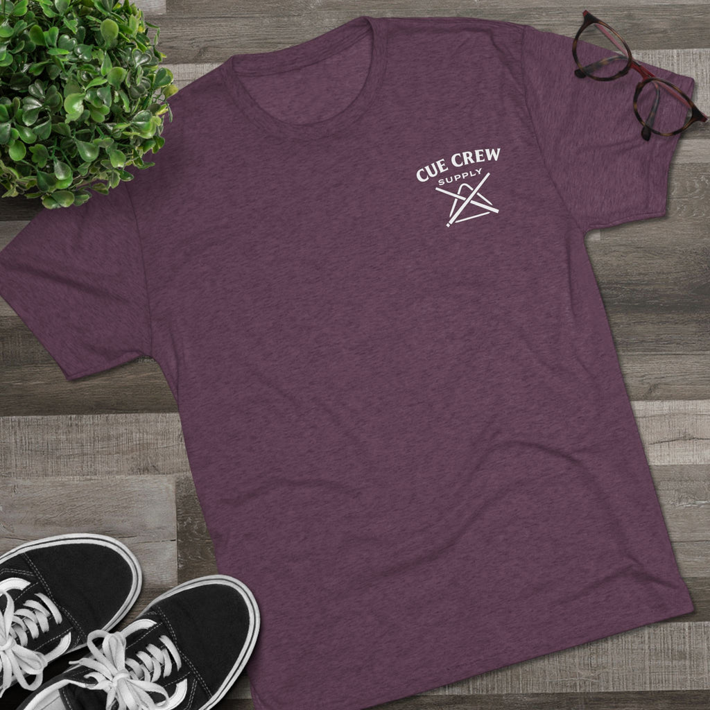 Pool Hair Don’t Care T‑Shirt — Funny Billiards Next Level Tri-Blend Tee