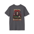 Straight Outta the Coffin – Halloween Billiards T-Shirt – Vampire Pool Player Tee