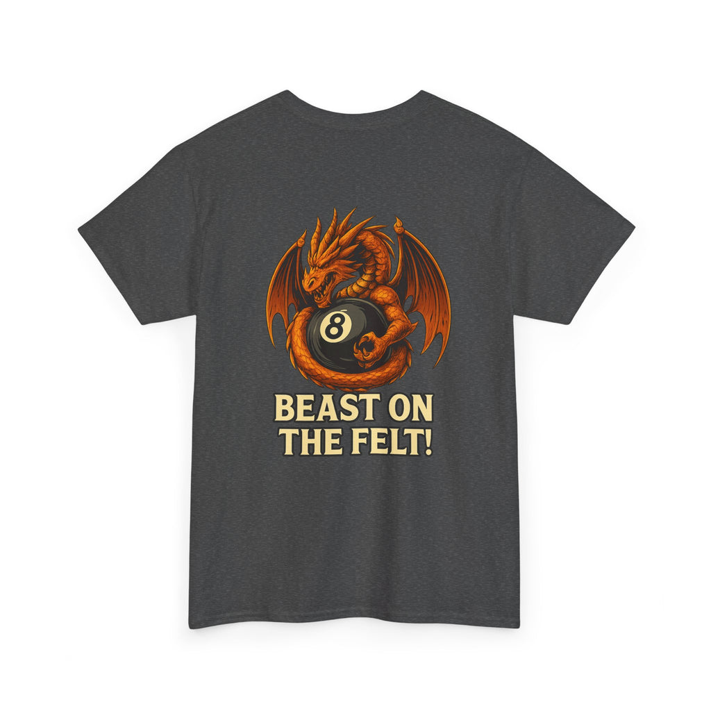 Beast On The Felt Dragon Billiards Gildan Tee