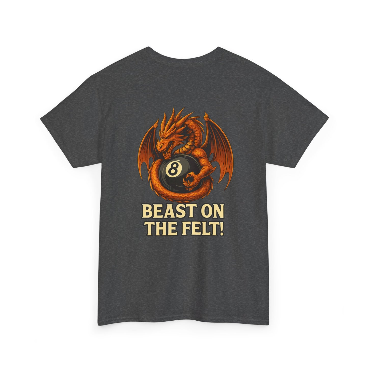 Beast On The Felt Dragon Billiards Gildan Tee