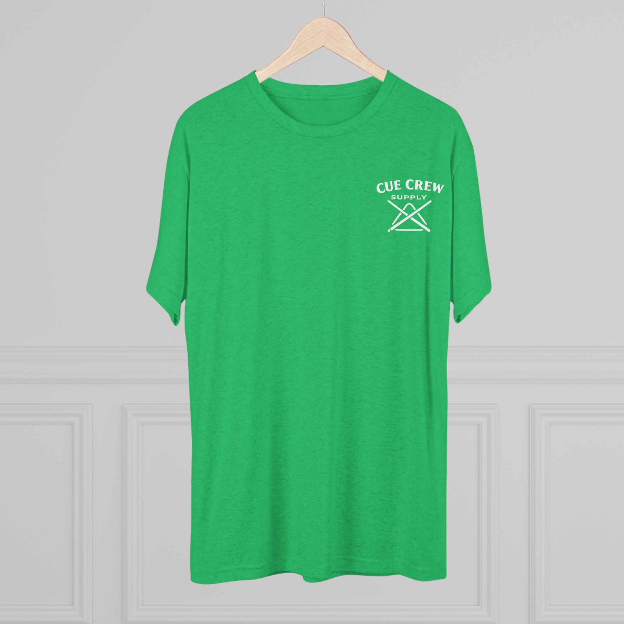 Pool Hair Don’t Care T‑Shirt — Funny Billiards Next Level Tri-Blend Tee