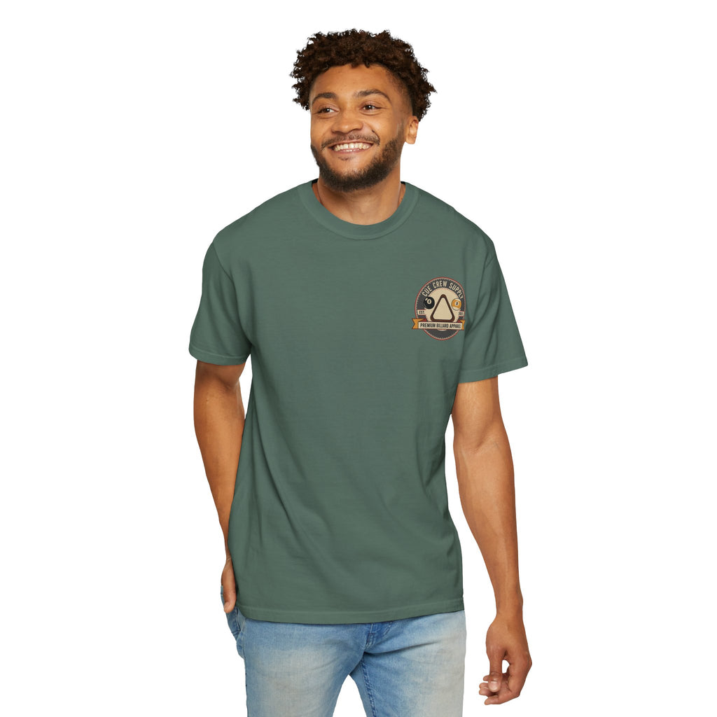 Still Shootin' Straight Pool Skeleton Comfort Colors Tee