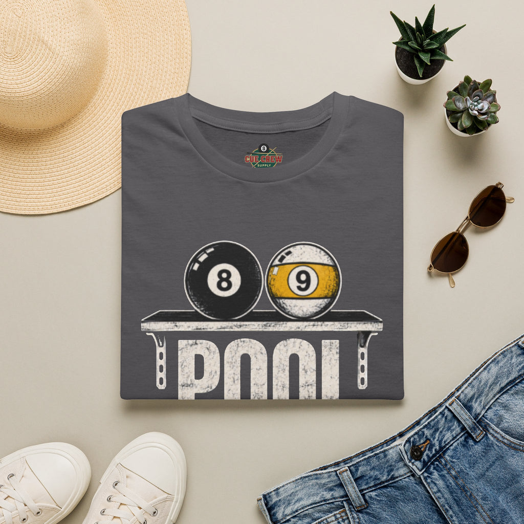 Pool Skills Sold Separately Funny Billiards T-Shirt | Front Print Only | 8 Ball & 9 Ball Graphic Unisex Tee