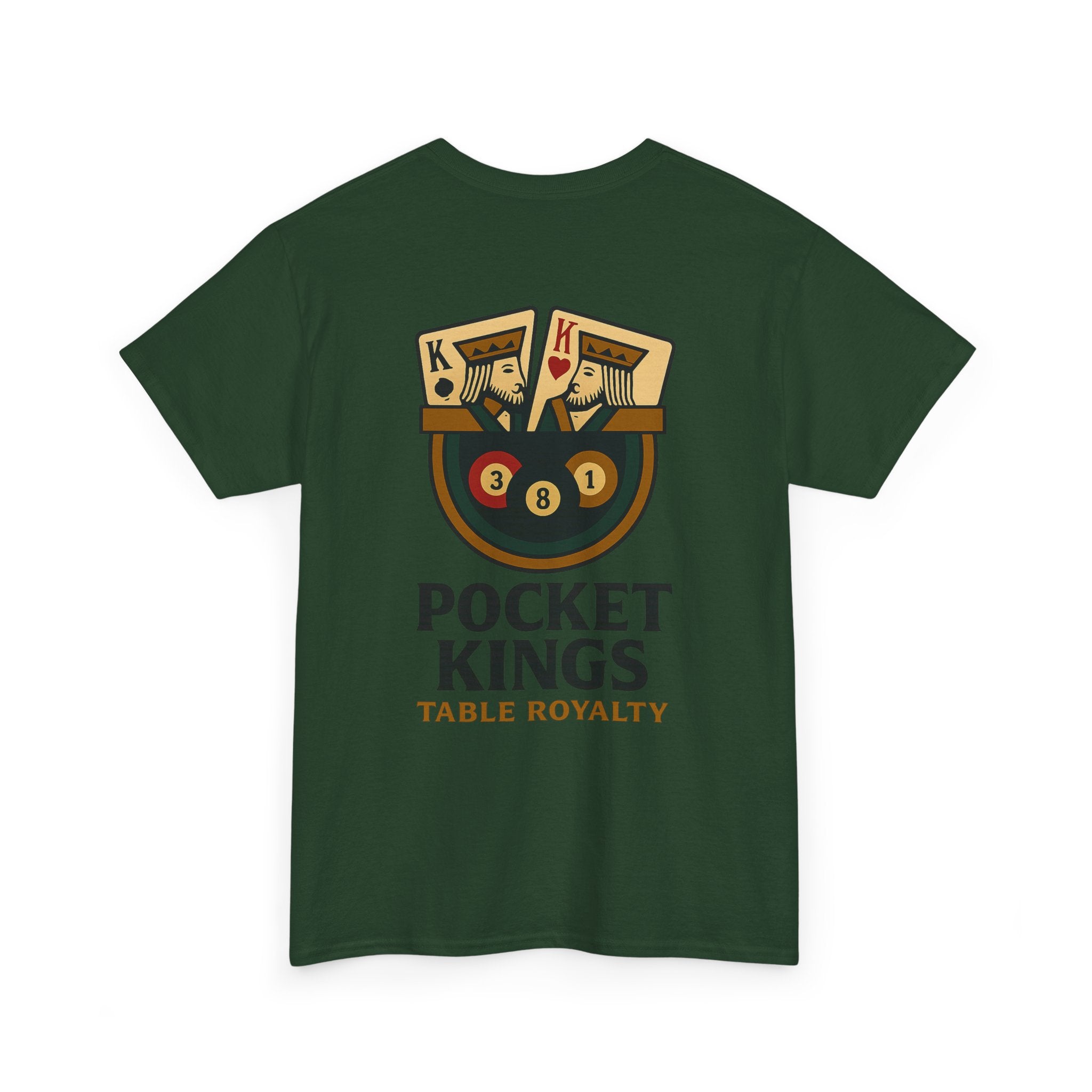 Pocket Kings Table Royalty Billiards Tee