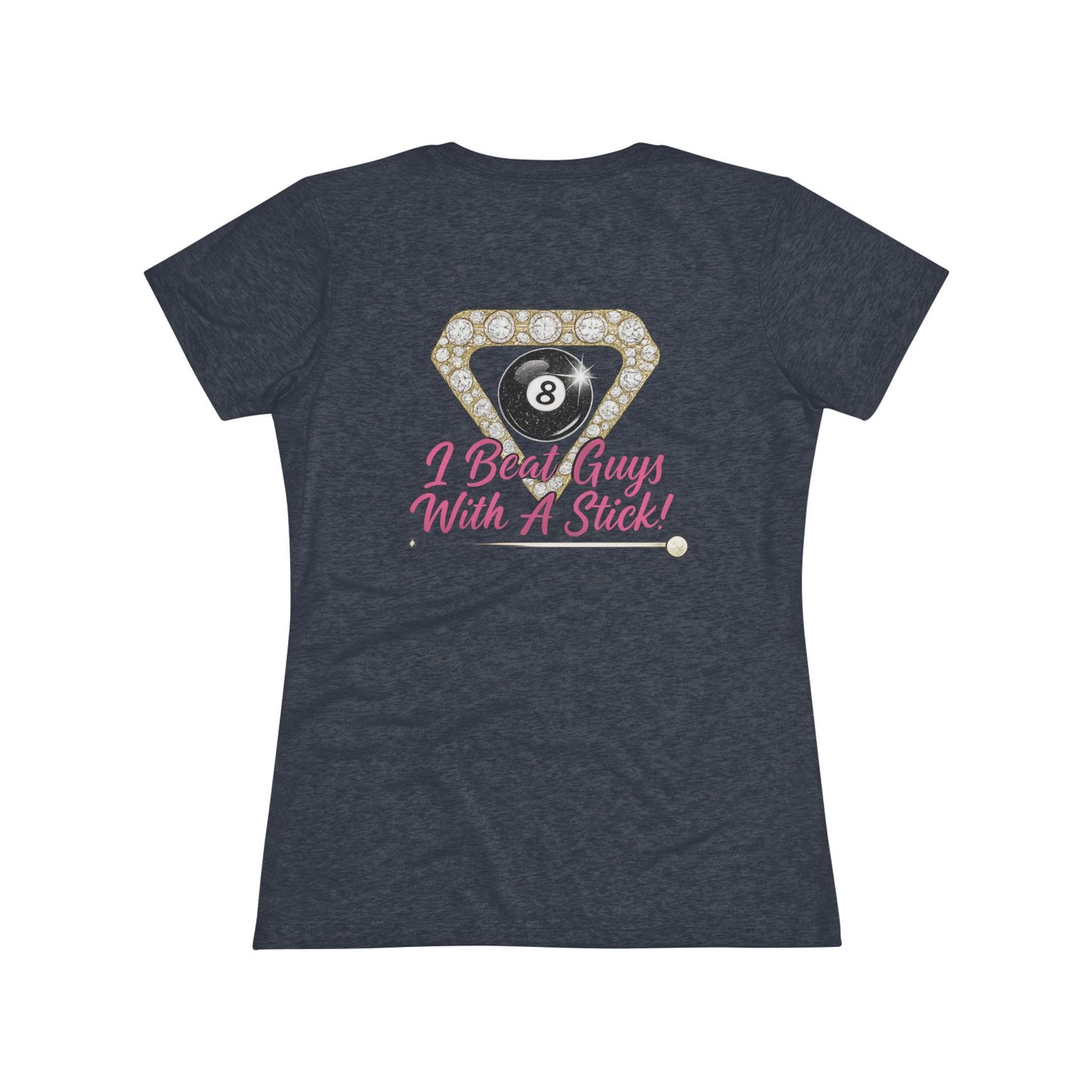 I Beat Guys With A Stick Next Level Women's Tri-Blend Tee
