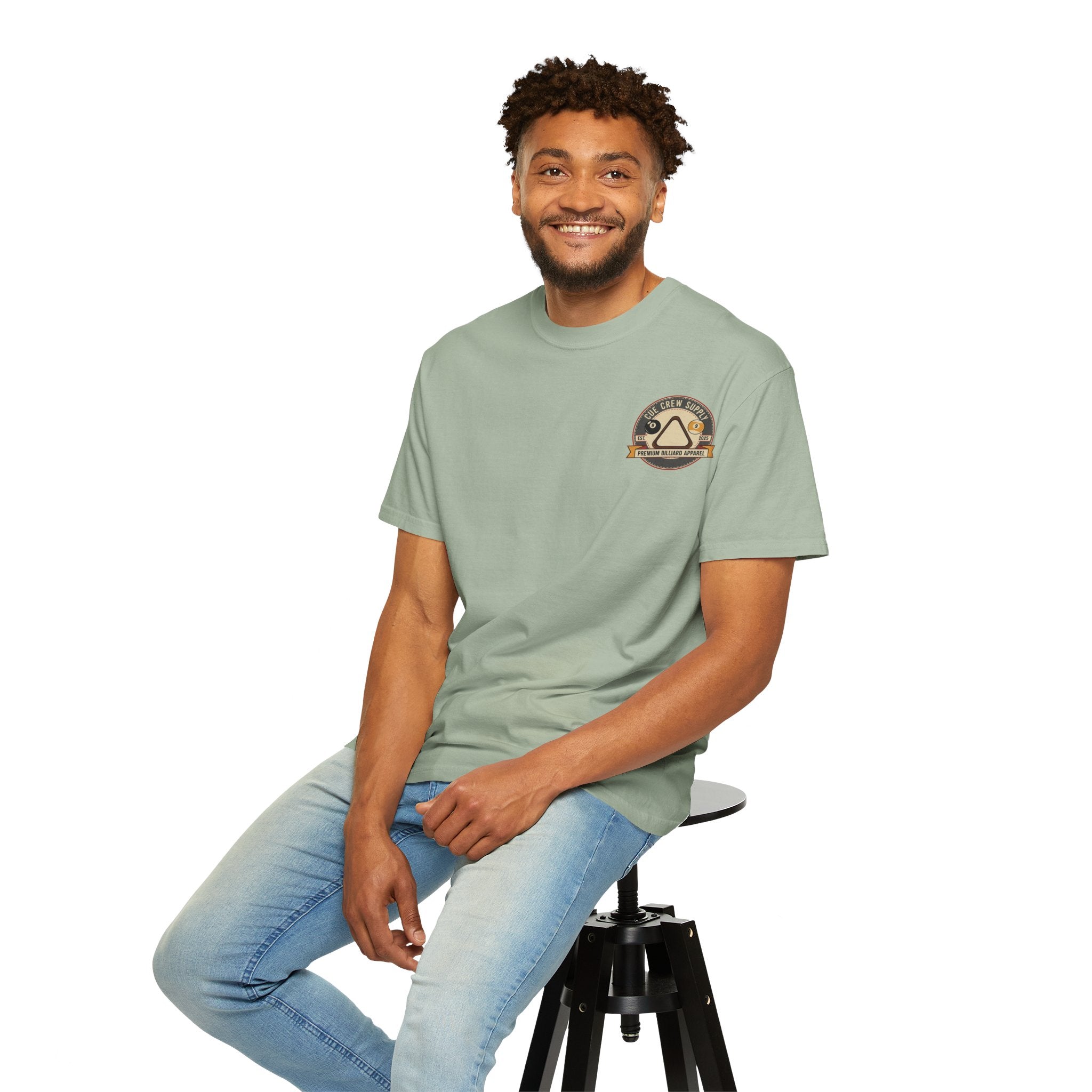Still Shootin' Straight Pool Skeleton Comfort Colors Tee