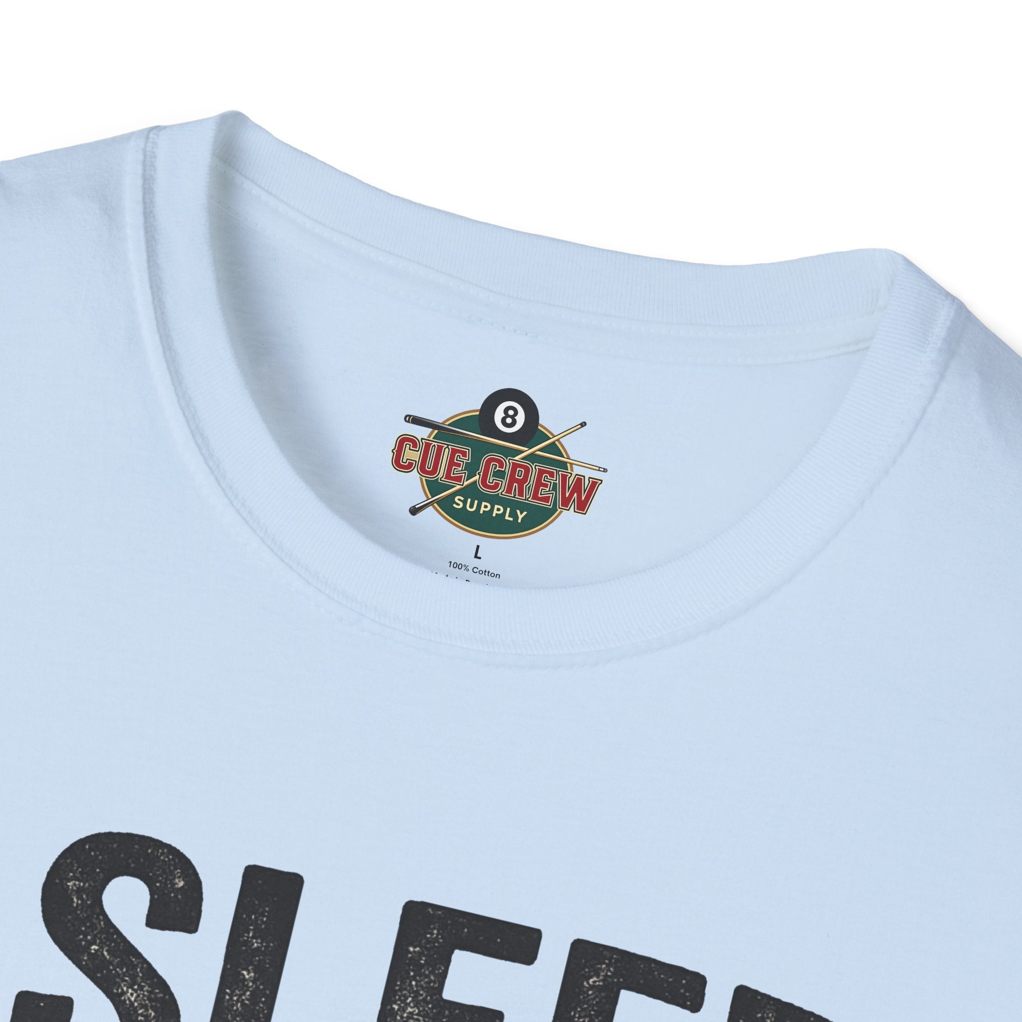 I Sleep Well at Night Funny Billiards T-Shirt – Pool Player 8 Ball Graphic Tee
