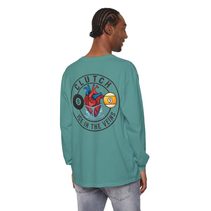 Clutch Ice in the Veins V2 Comfort Colors Long Sleeve Tee