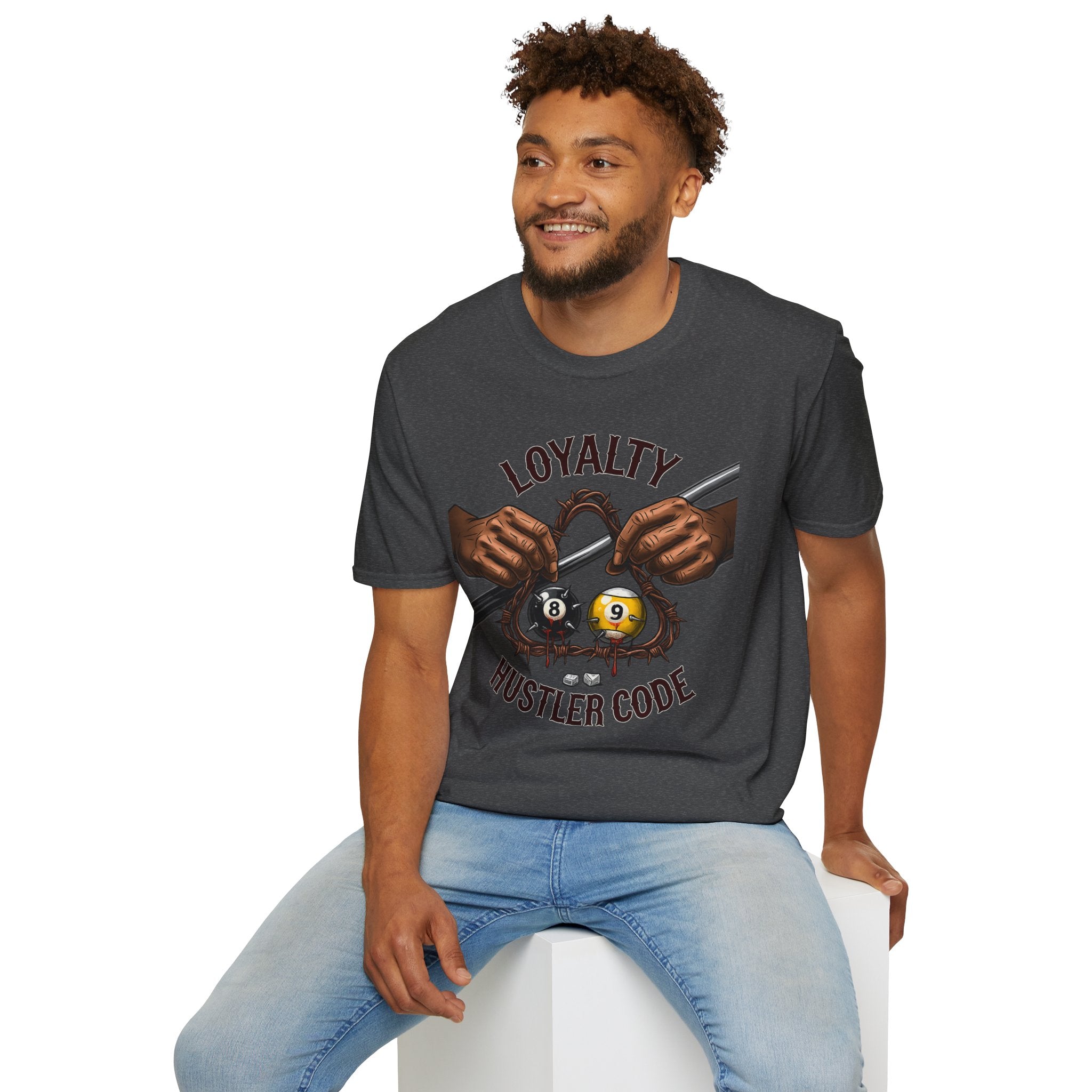 Loyalty- Hustler Code Billiards Core Line Gildan Tee