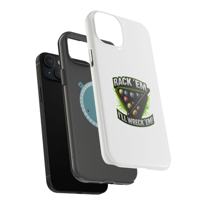 Magnetic Phone Case - Rack 'Em, I'll Wreck 'Em | Cool Custom Impact-Resistant Cases for Gamers & Pool Lovers, Perfect Gift for [...]
