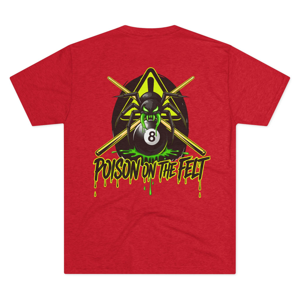Poison on the Felt Billiards Spider Next Level Tee
