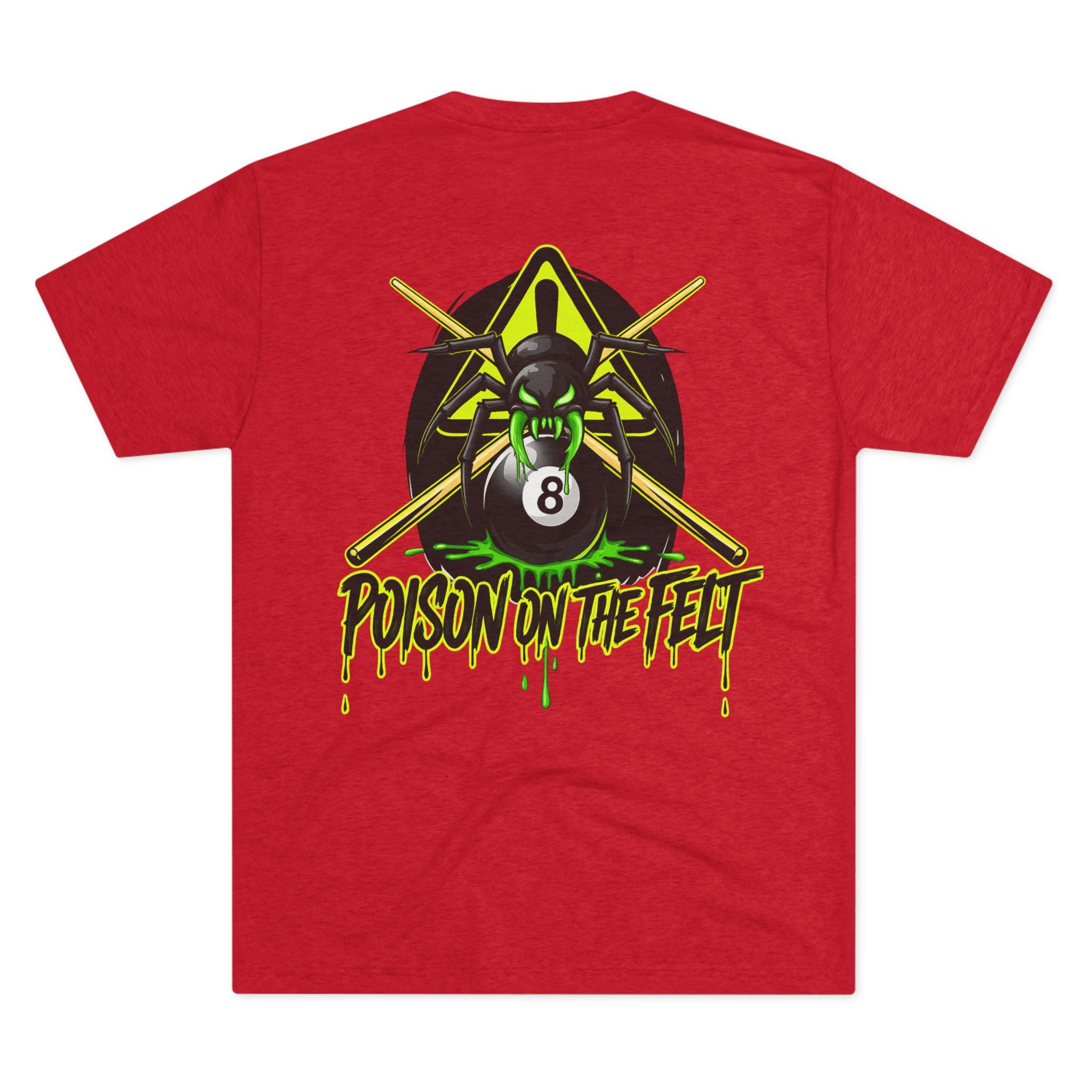 Poison on the Felt Billiards Spider Next Level Tee
