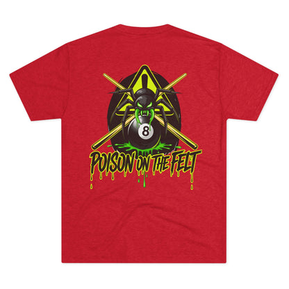 Poison on the Felt Billiards Spider Next Level Tee