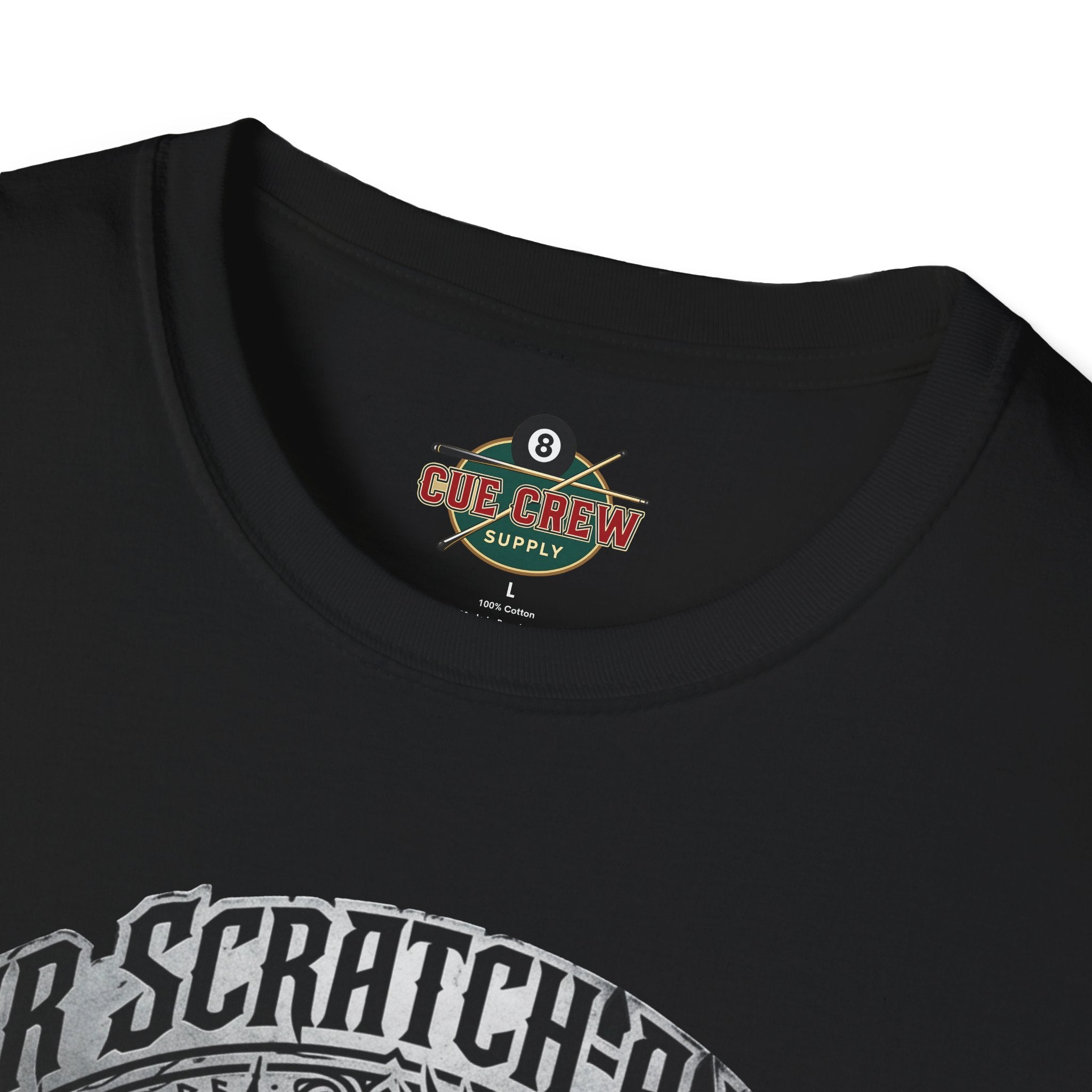 Sir Scratch-A-Lot Funny Billiards T-Shirt | Medieval Pool Knight Graphic | Front Only Print Unisex Tee
