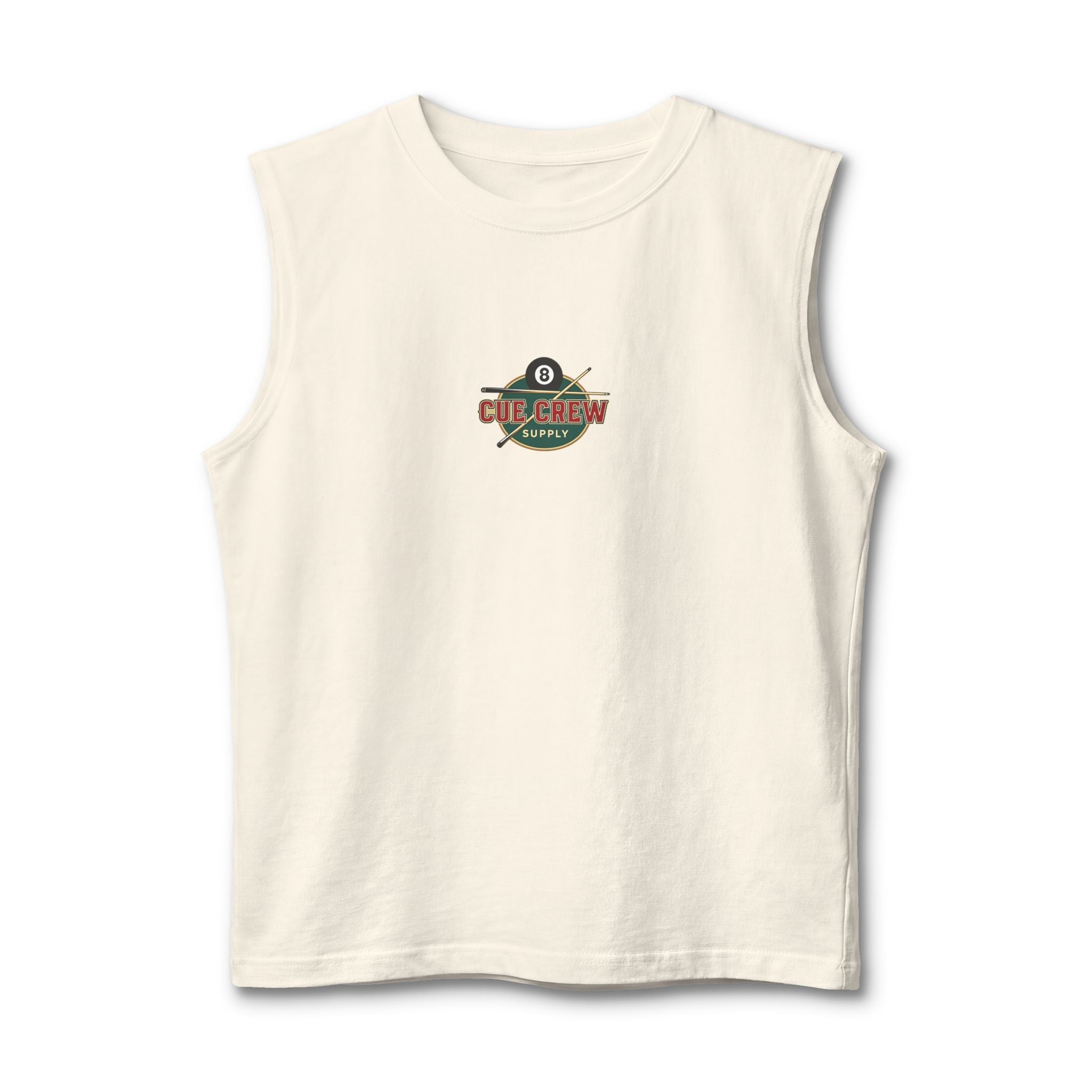 Full Throttle Break Unisex Muscle Tank | Hot Rod 8 Ball & 9 Ball Pool Player Sleeveless Shirt | Cue Crew Supply