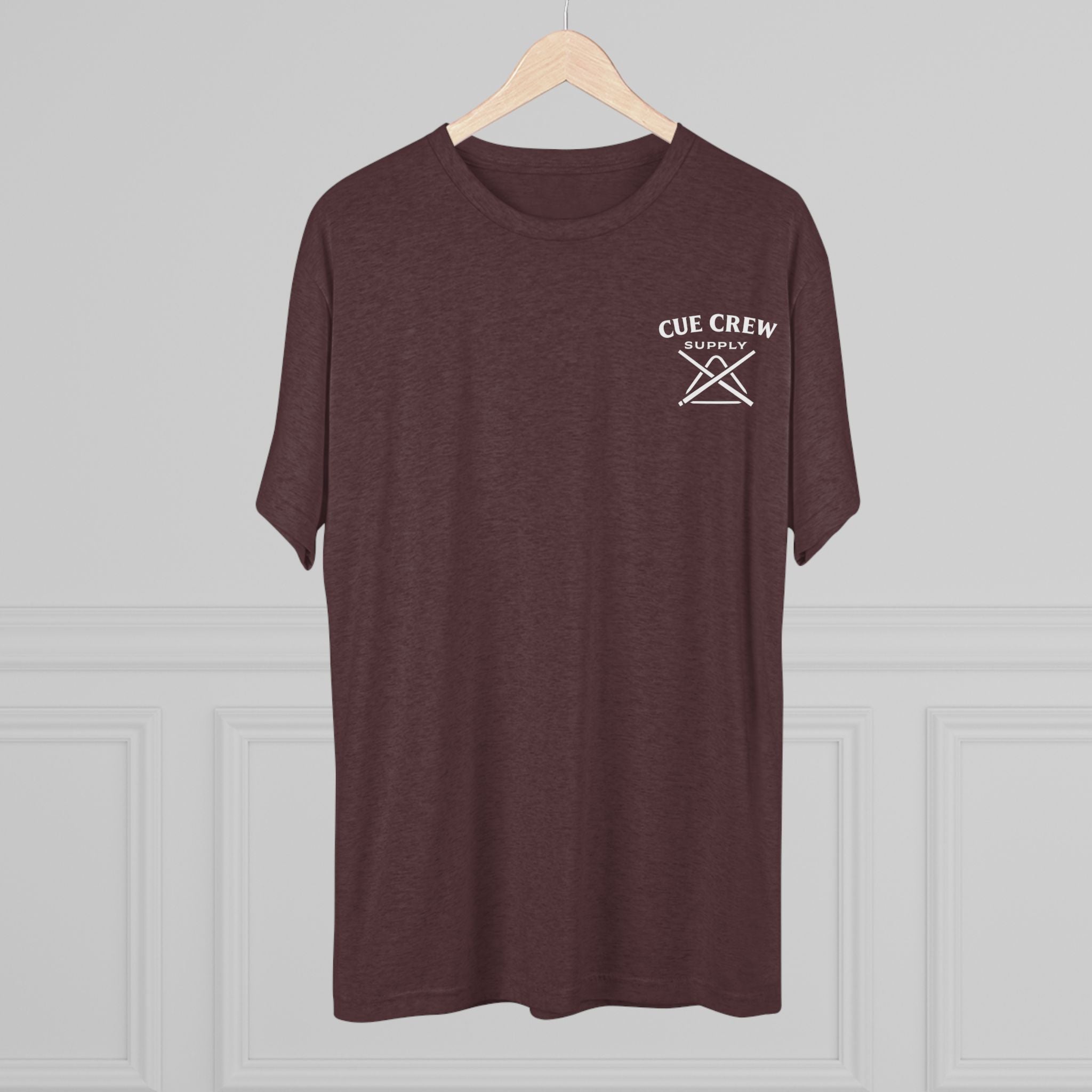 Pool Hair Don’t Care T‑Shirt — Funny Billiards Next Level Tri-Blend Tee