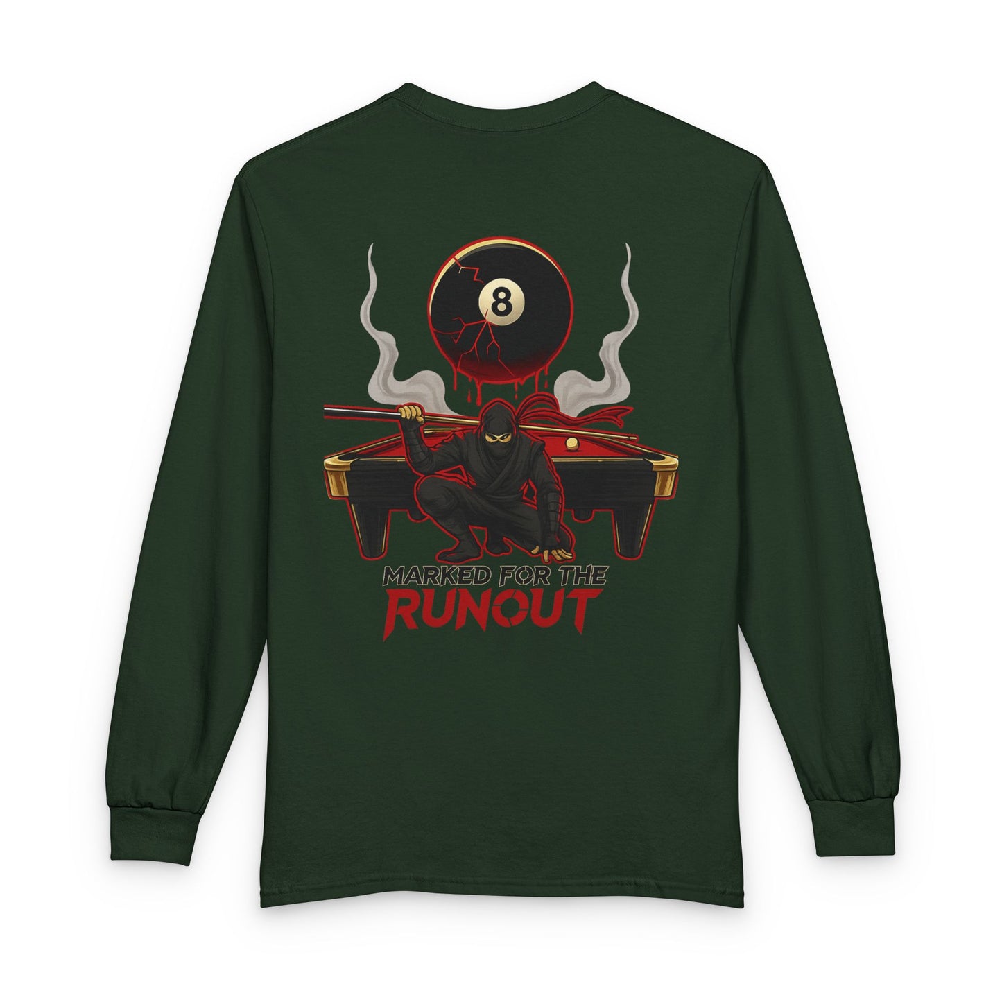 Marked for the Runout Billiards Gildan Long Sleeve Tee