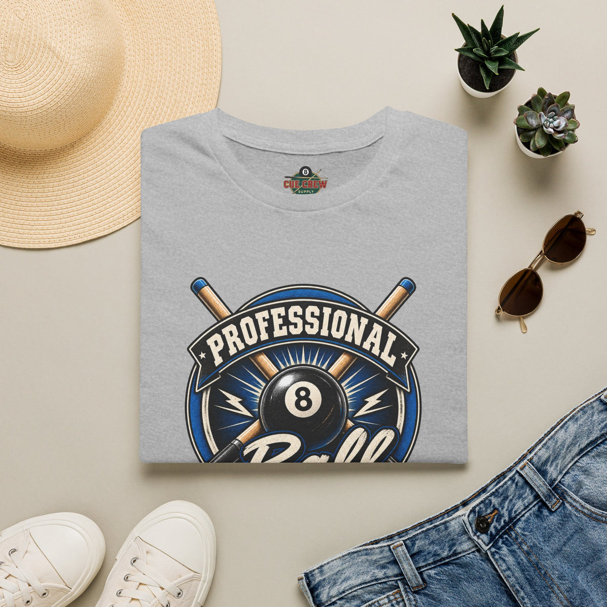 Professional Ball Banger – Funny Billiards T-Shirt – Pool Player Tee
