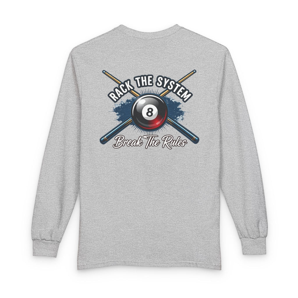 Rack the System Billiards Gildan Long Sleeve T-Shirt