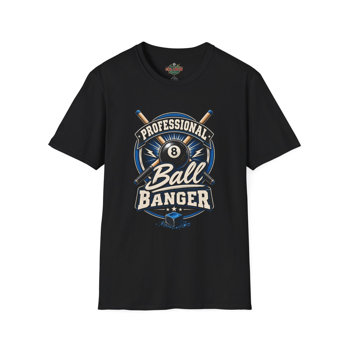 Professional Ball Banger – Funny Billiards T-Shirt – Pool Player Tee