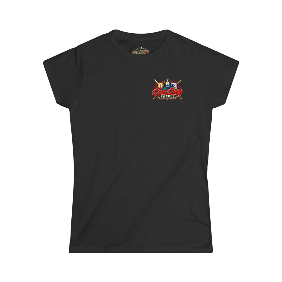 Nine Ball Queen Women's Billiards T-Shirt | Funny Pool Player Graphic Tee CCS-WSST-017