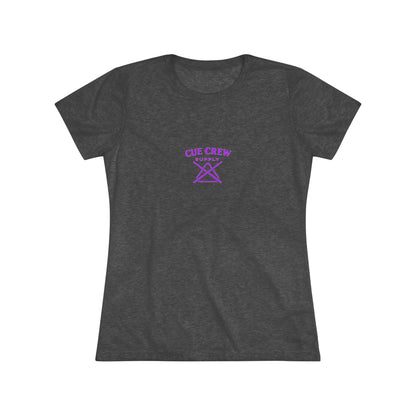 Bow Down - The Table Has A Queen Next Level Women's Tri-Blend Tee
