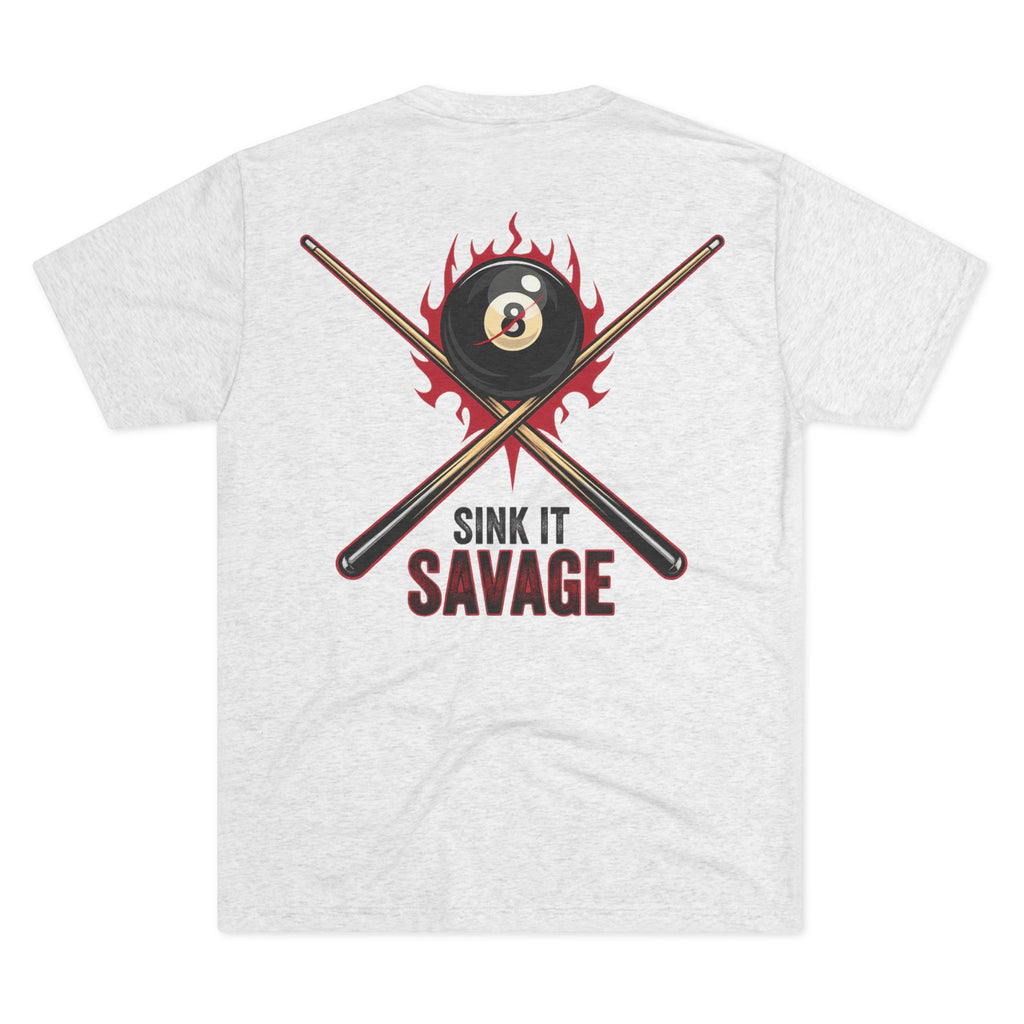 Sink It Savage Pool Tri-Blend Tee