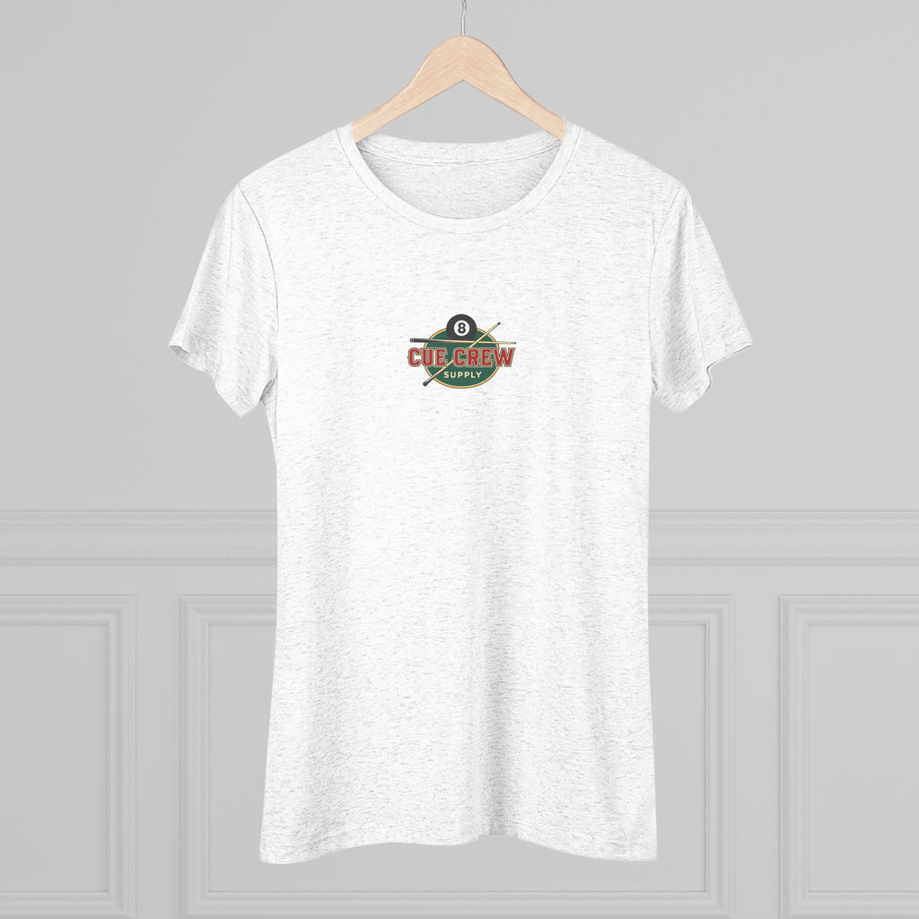 I Shoot Pool Because Shooting People Is Frowned Upon Ladies Billiards Next Level Tri-Blend Tee