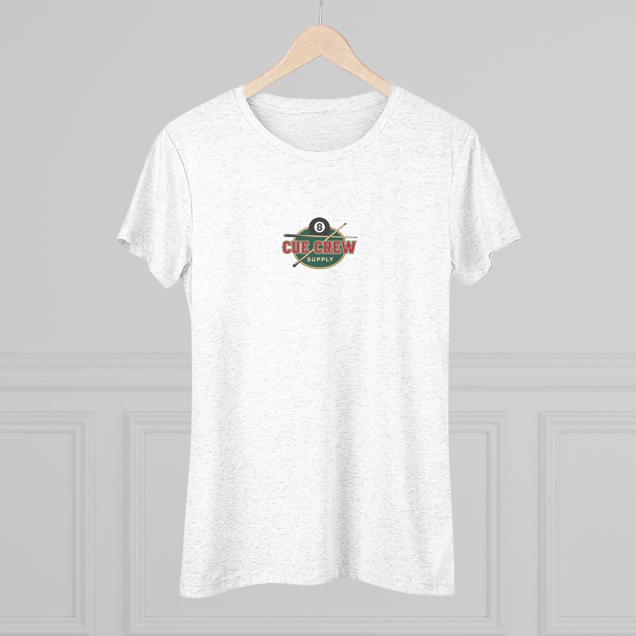 I Shoot Pool Because Shooting People Is Frowned Upon Ladies Billiards Next Level Tri-Blend Tee