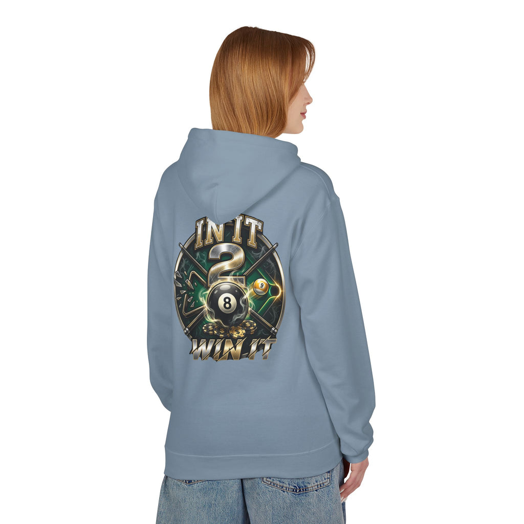 In It 2 Win It Pool Player Hoodie | Lucky 8 Ball & 9 Ball Billiards Graphic Hoodie | Cue Crew Supply