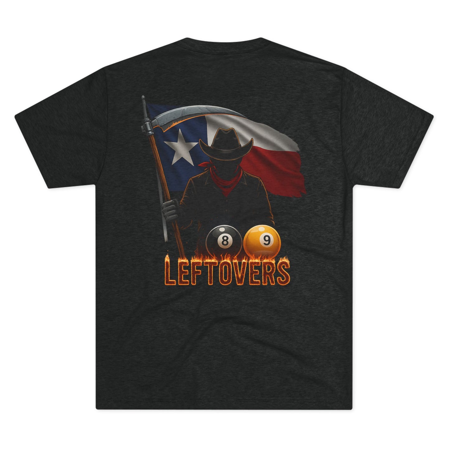 Leftovers Cowboy Reaper Next Level Tri-Blend Tee