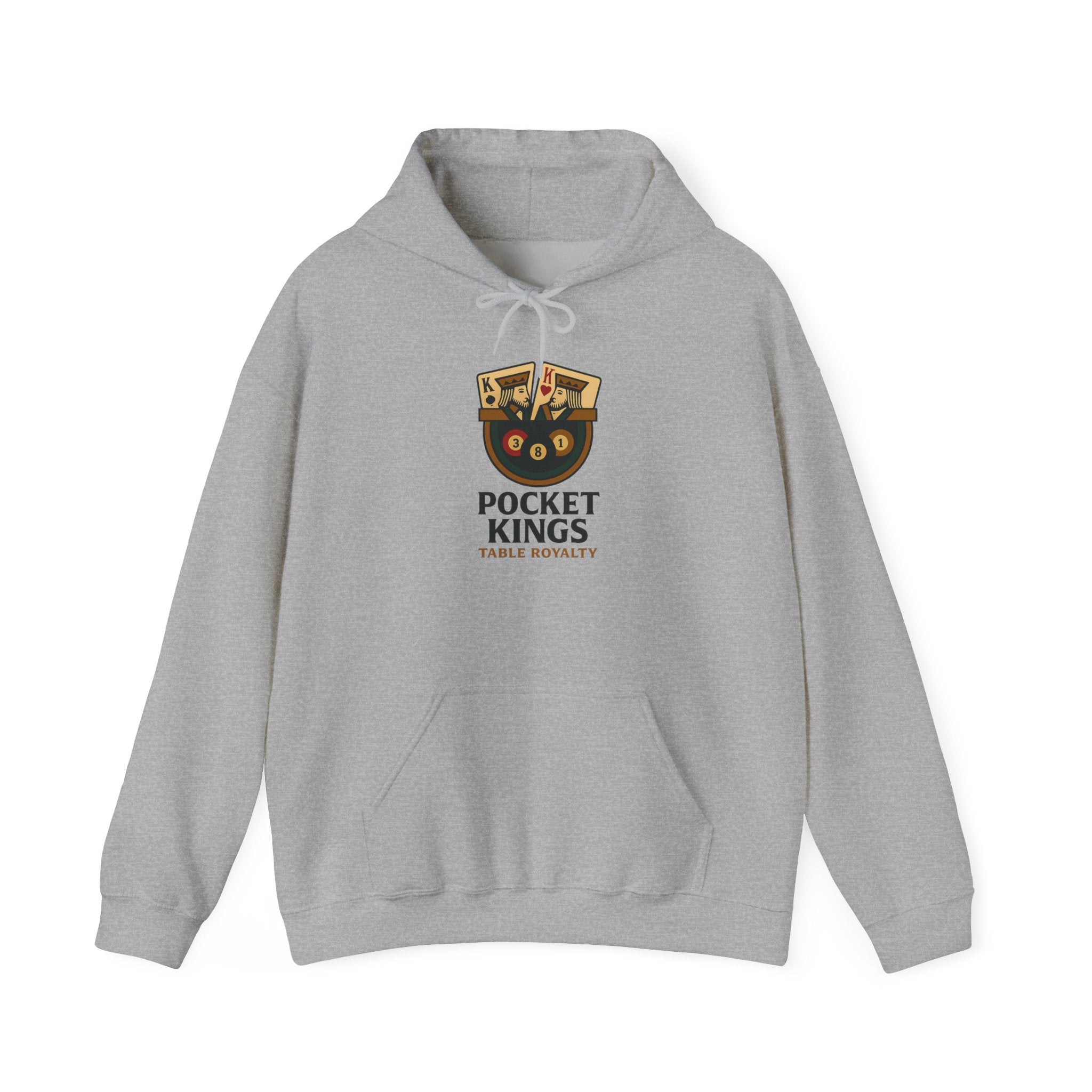 Pocket Kings Table Royalty Billiards Pool Unisex Gildan Hoodie