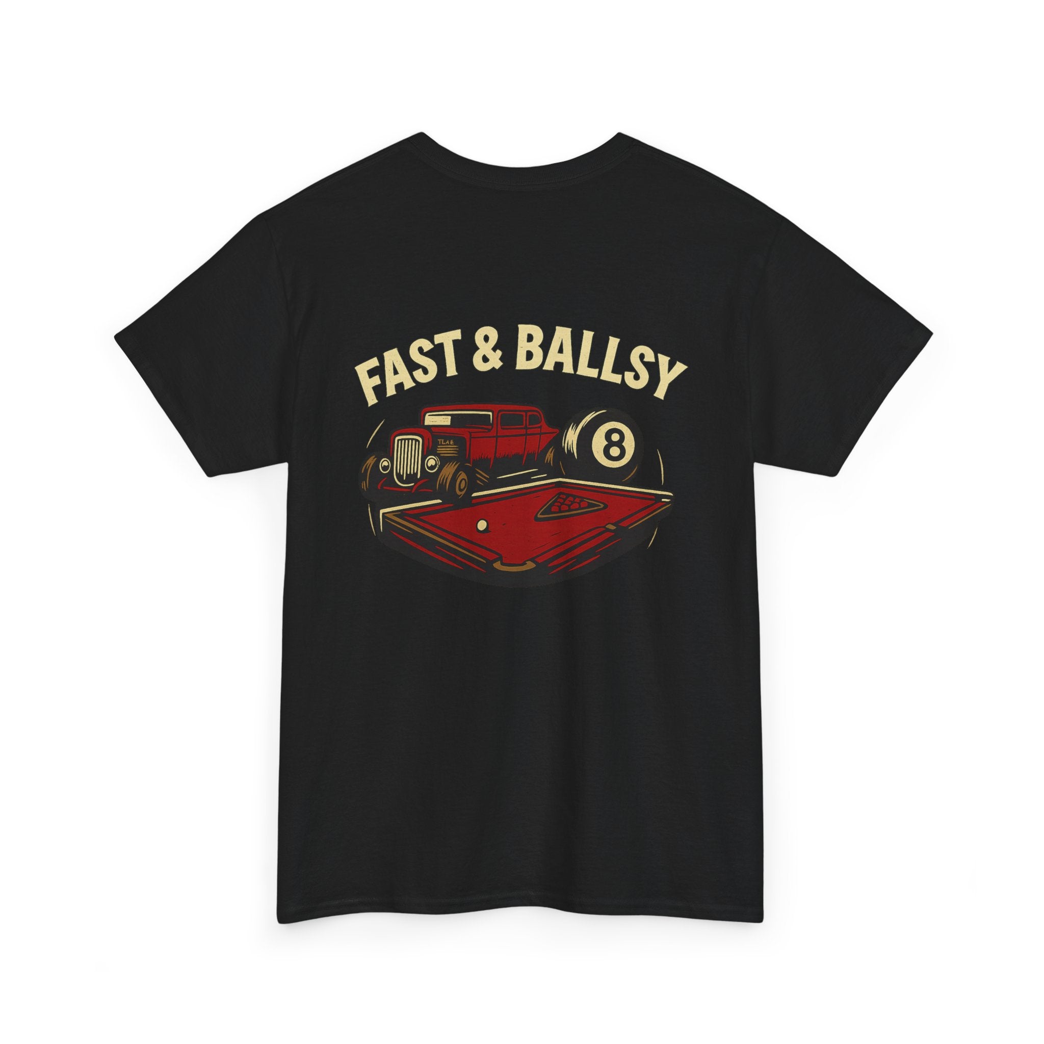Fast & Ballsy Tee - Black Gildan Tee