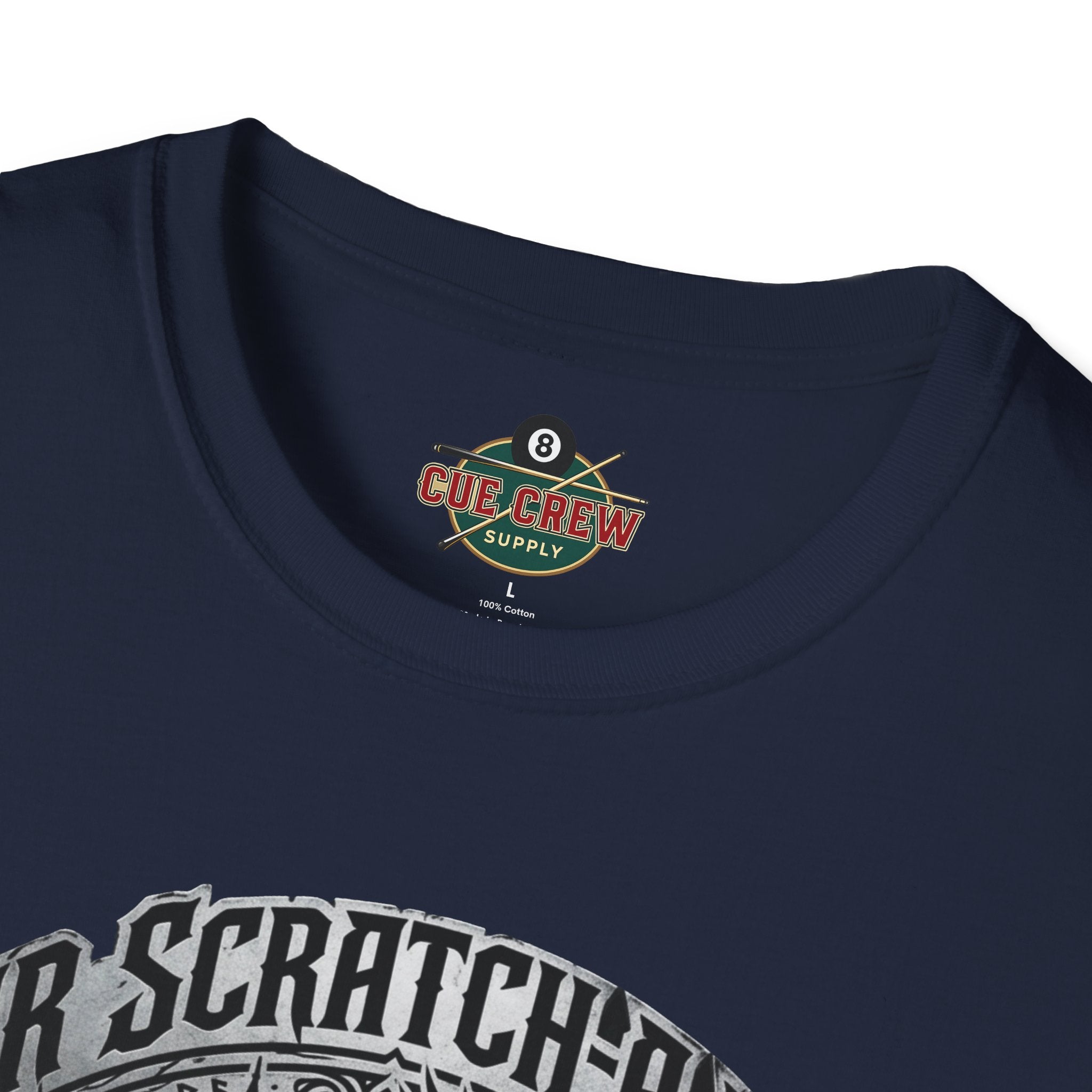 Sir Scratch-A-Lot Funny Billiards T-Shirt | Medieval Pool Knight Graphic | Front Only Print Unisex Tee