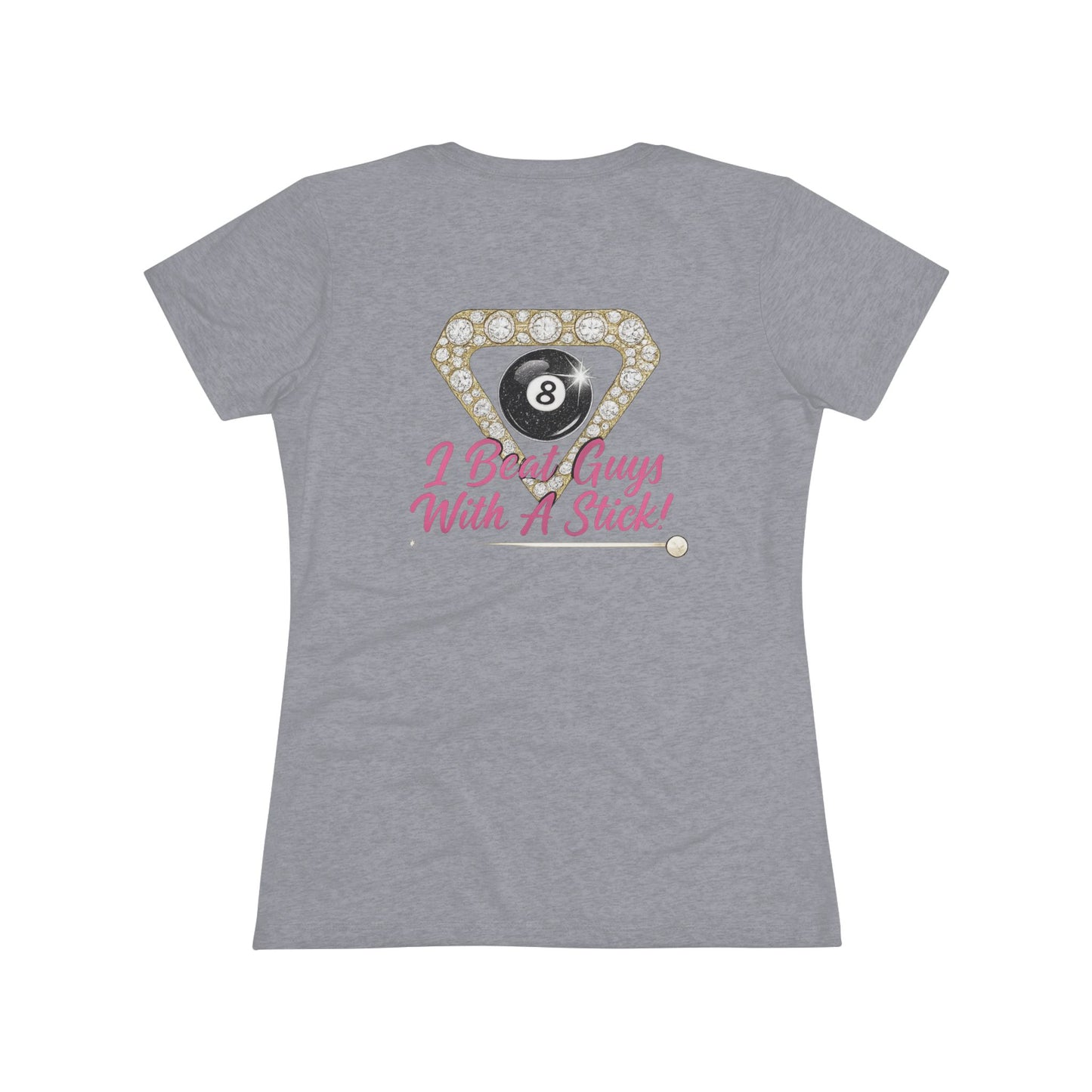 I Beat Guys With A Stick Next Level Women's Tri-Blend Tee