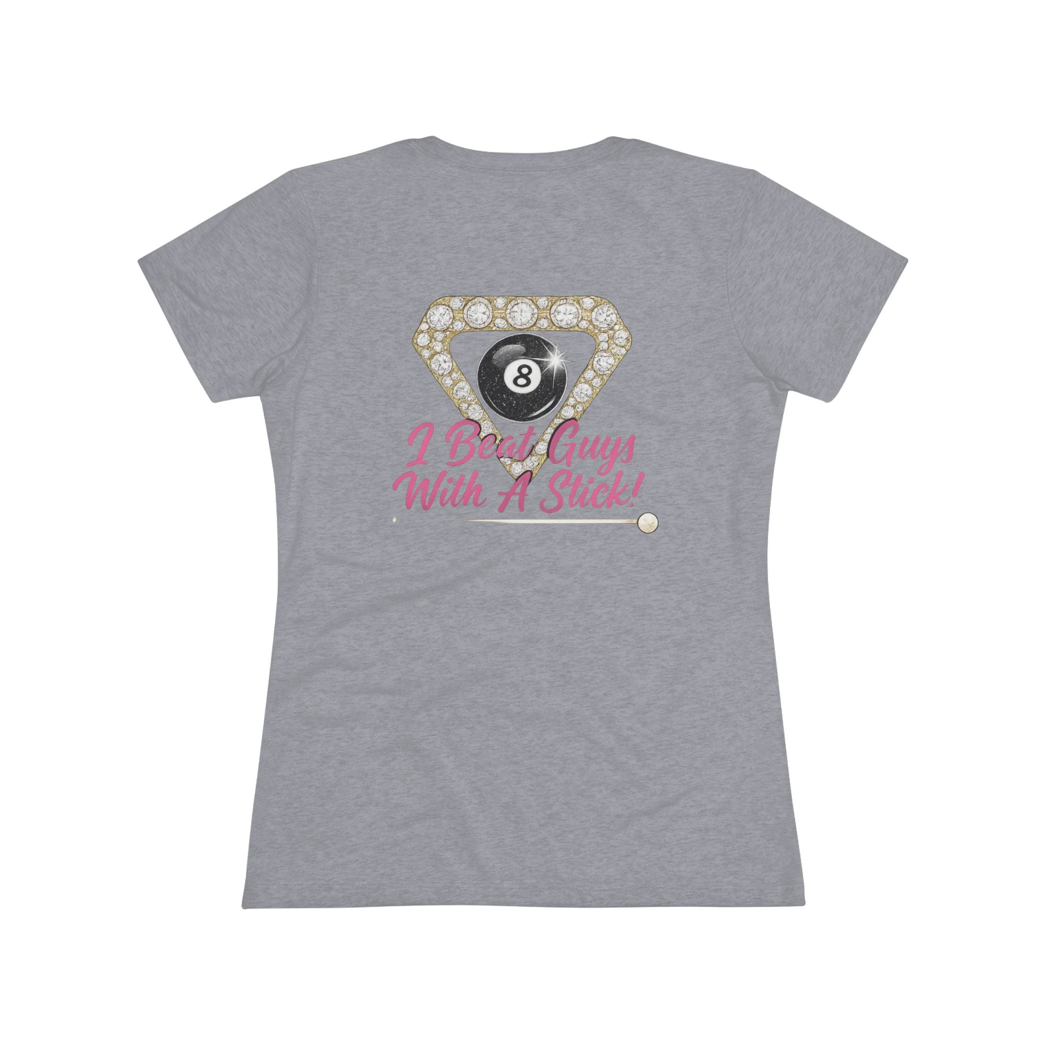 I Beat Guys With A Stick Next Level Women's Tri-Blend Tee