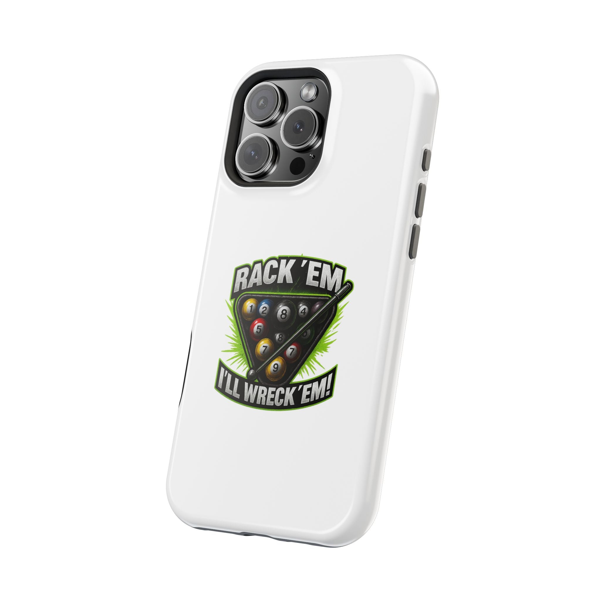 Magnetic Phone Case - Rack 'Em, I'll Wreck 'Em | Cool Custom Impact-Resistant Cases for Gamers & Pool Lovers, Perfect Gift for [...]