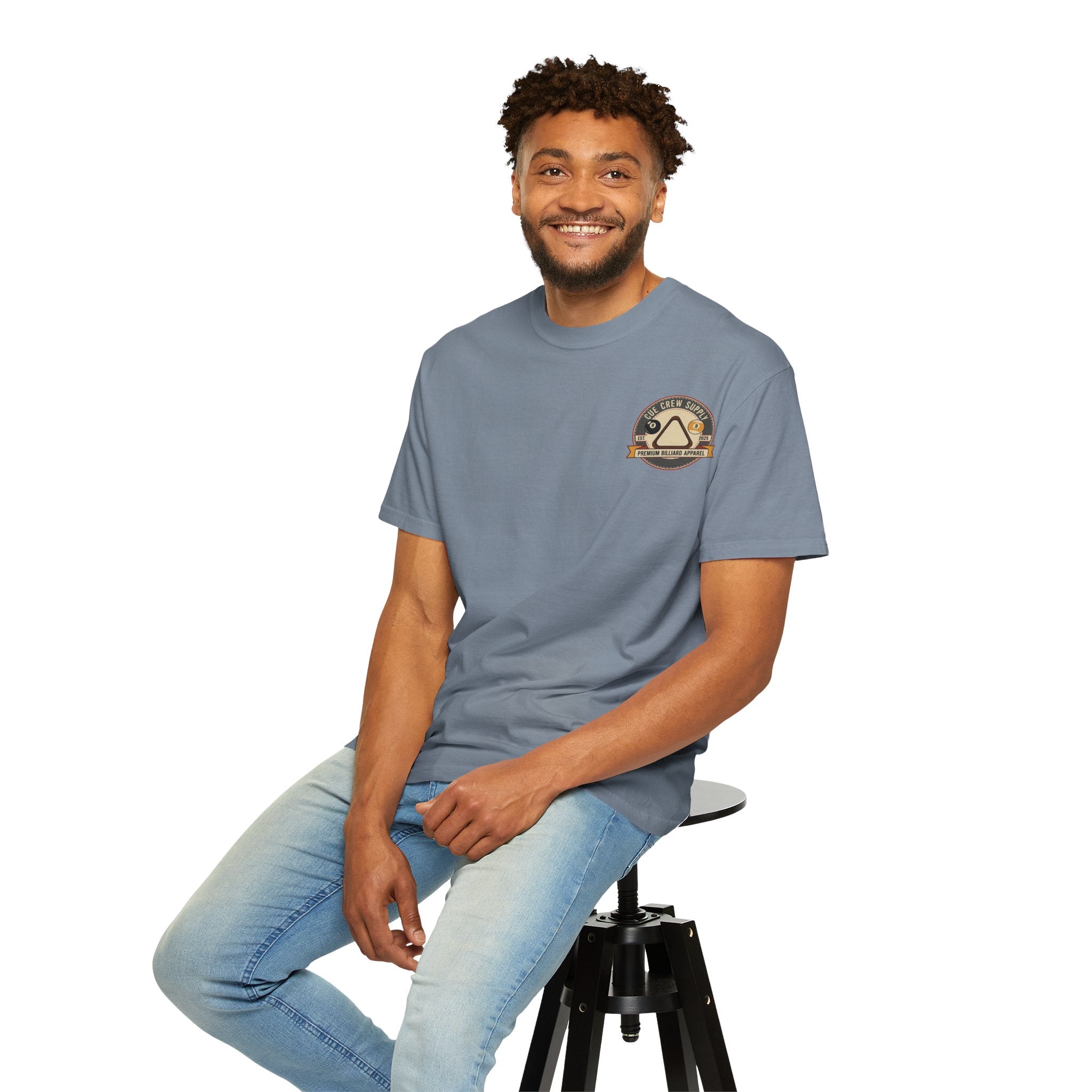 Still Shootin' Straight Pool Skeleton Comfort Colors Tee