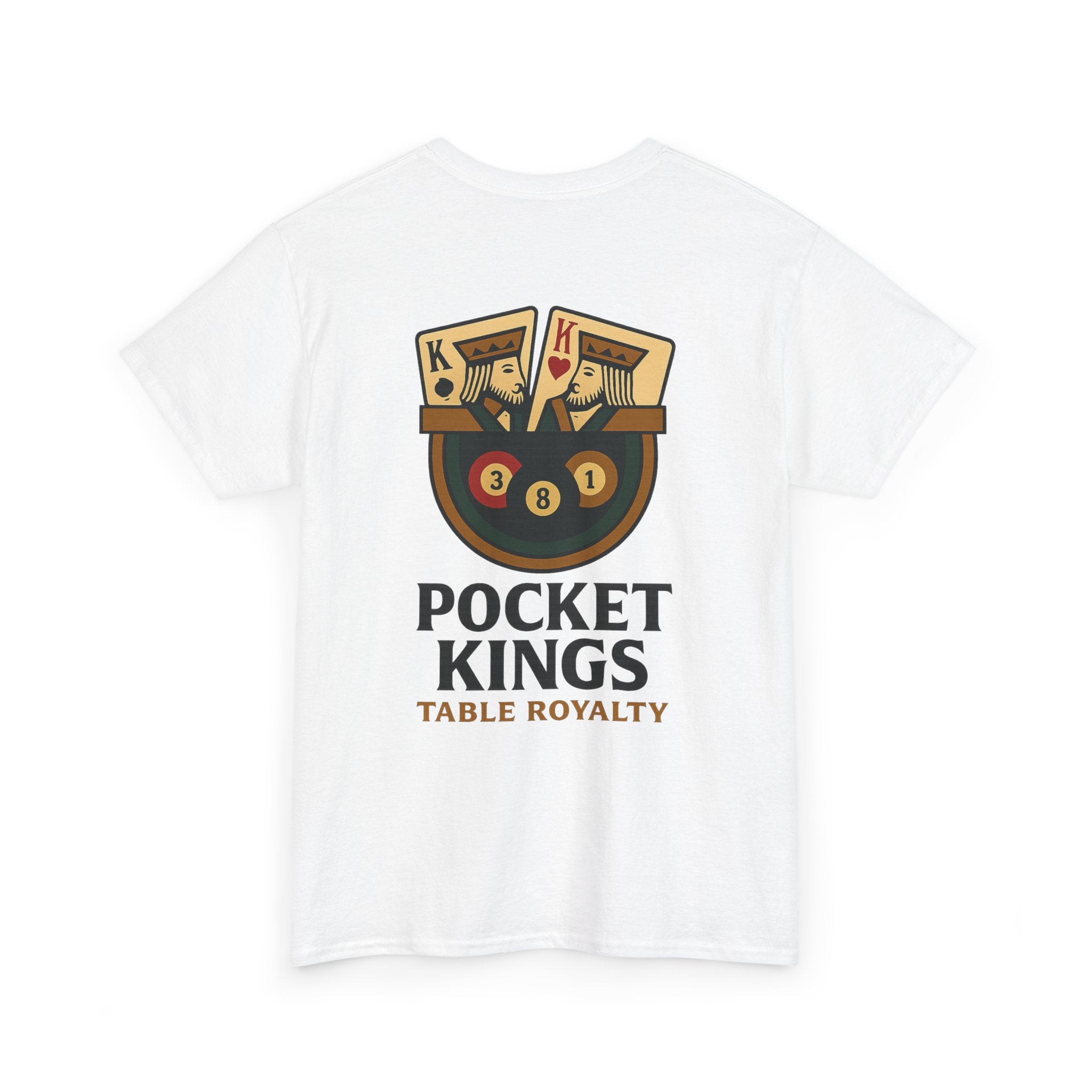 Pocket Kings Table Royalty Billiards Tee