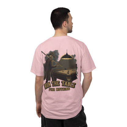 Run The Table, Fear Nothing Billiards Comfort Colors Tee
