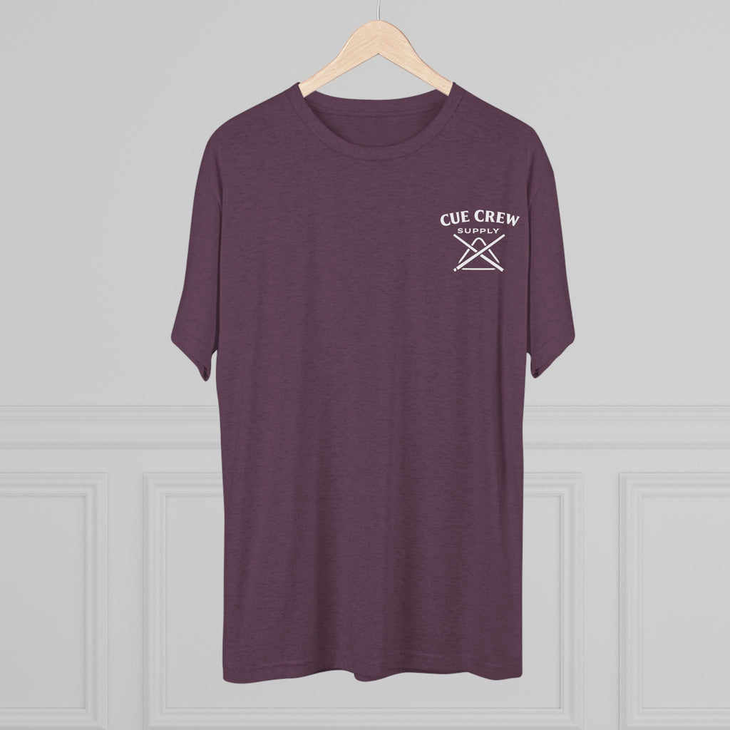 Pool Hair Don’t Care T‑Shirt — Funny Billiards Next Level Tri-Blend Tee